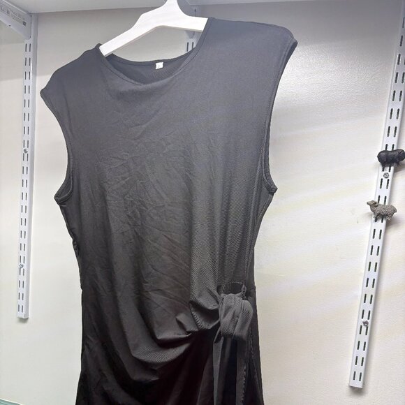 Amazon Women's Large Black Maxi Dress Sleeveless - Picture 5 of 8